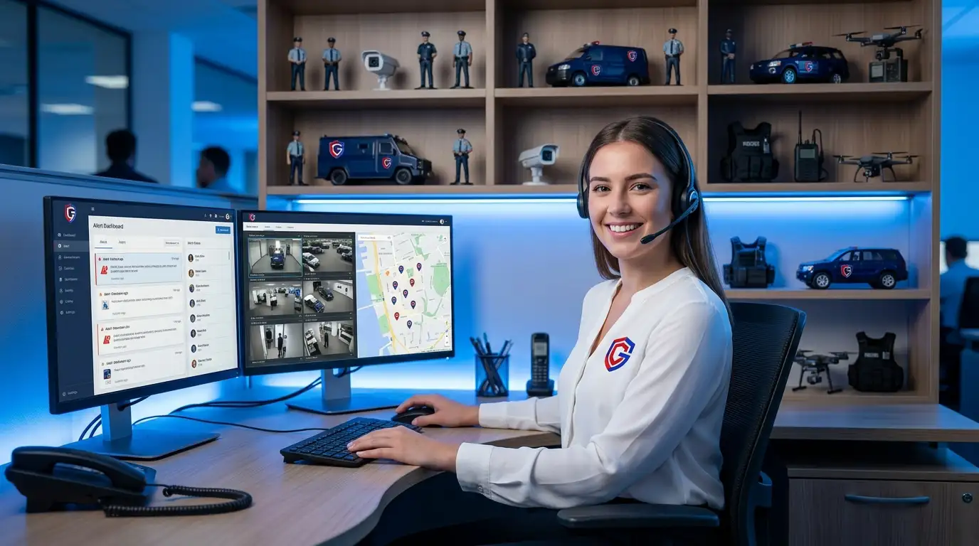 Equipo de atención al cliente Guardia Seguridad Chile